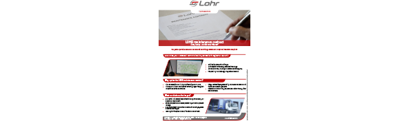 LOHR Service Contrat de maintenance